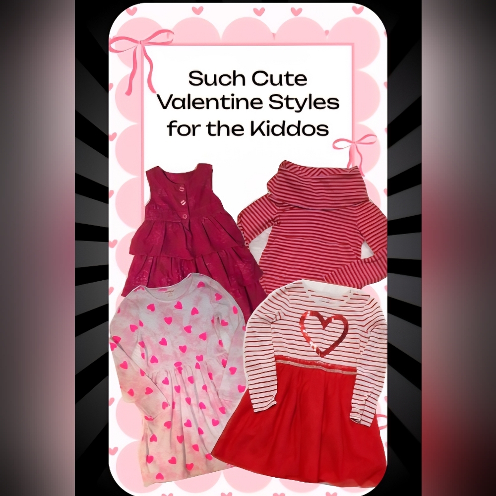 Cute Valentine Outfit Styles for the Kiddos - Variety Of Sizes
